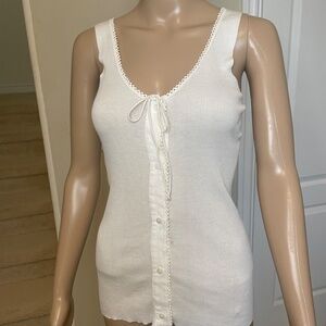 Frame Women's Button-up Tank Top, Size Medium, NWT